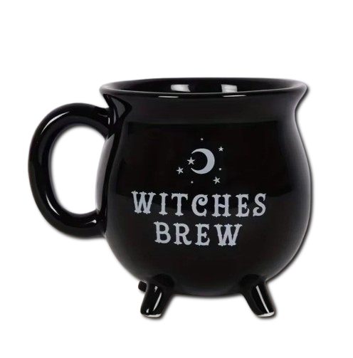 Spooky Sips: Enchanting Ceramic Witch Coffee Mug for Halloween Joy