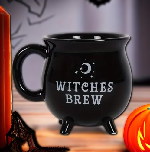 Spooky Sips: Enchanting Ceramic Witch Coffee Mug for Halloween Joy