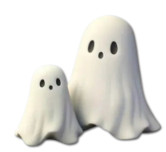 Halloween Middle Finger Love Ghost Ornaments