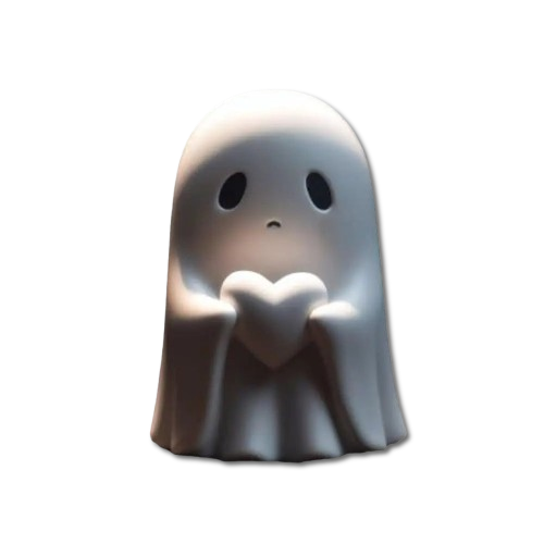 Halloween Middle Finger Love Ghost Ornaments