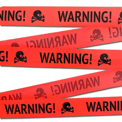 Halloween Warning Caution Tape - Warning Line Halloween Decoration