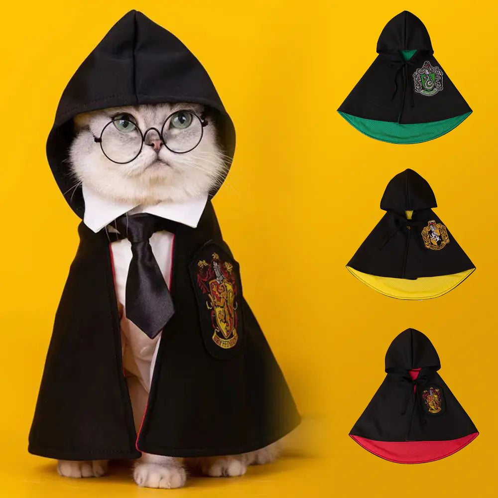 Pet Halloween Magic Cape Cosplay Outfit